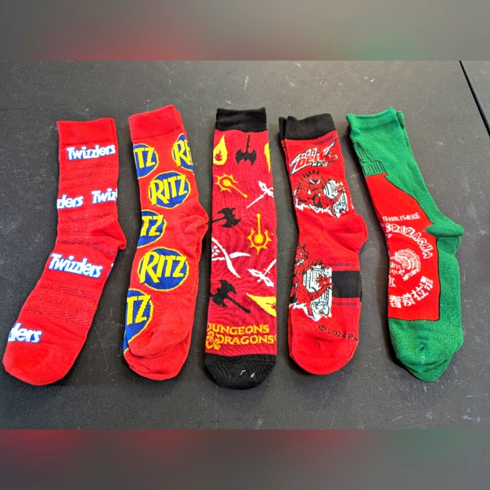 Graphic Cartoon Socks